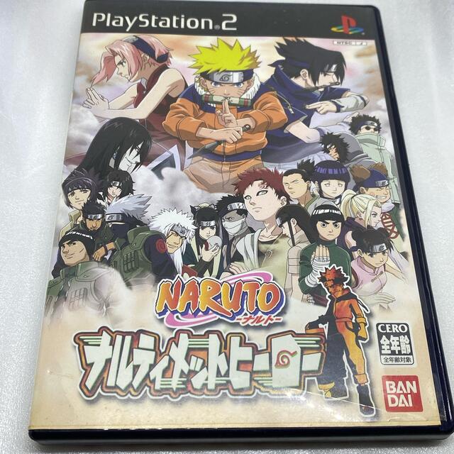 PlayStation2(プレイステーション2)の【PS2】NARUTO ナルト ナルティメットヒーロー エンタメ/ホビーのゲームソフト/ゲーム機本体(家庭用ゲームソフト)の商品写真