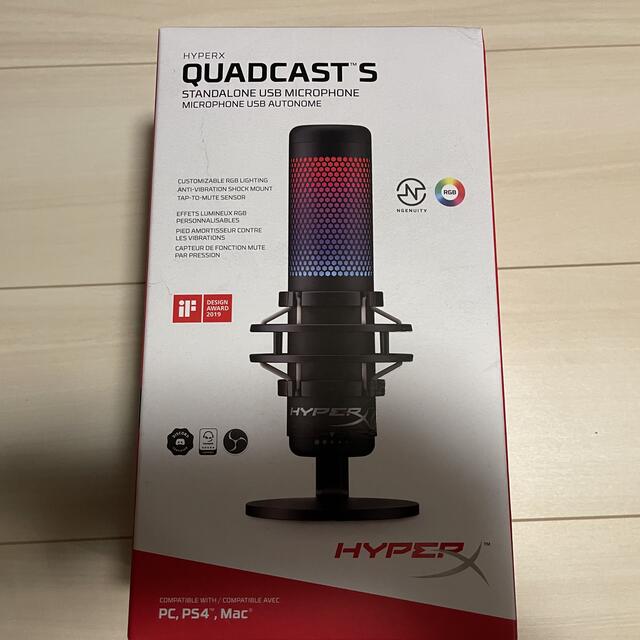 HYPERX QUADCAST S 付属品完品 高性能マイク - PC/タブレット