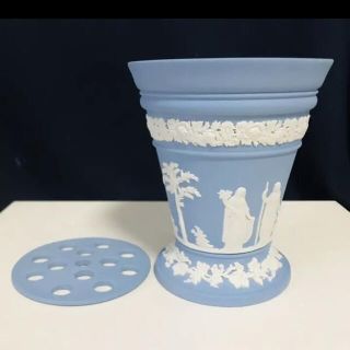 ウェッジウッド(WEDGWOOD)のウェッジウッド　ジャスパー　花瓶　フラワーベース(花瓶)