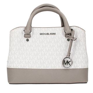 マイケルコース(Michael Kors)のマイケルコース レザー総柄ハンドバッグ(ハンドバッグ)