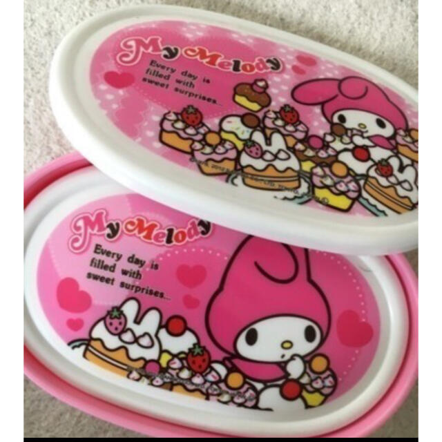マイメロディ☆マイメロ☆入れ子式ランチボックス☆お弁当箱 マイメロディ☆マイメロ☆入れ子式ランチボックス☆お弁当箱