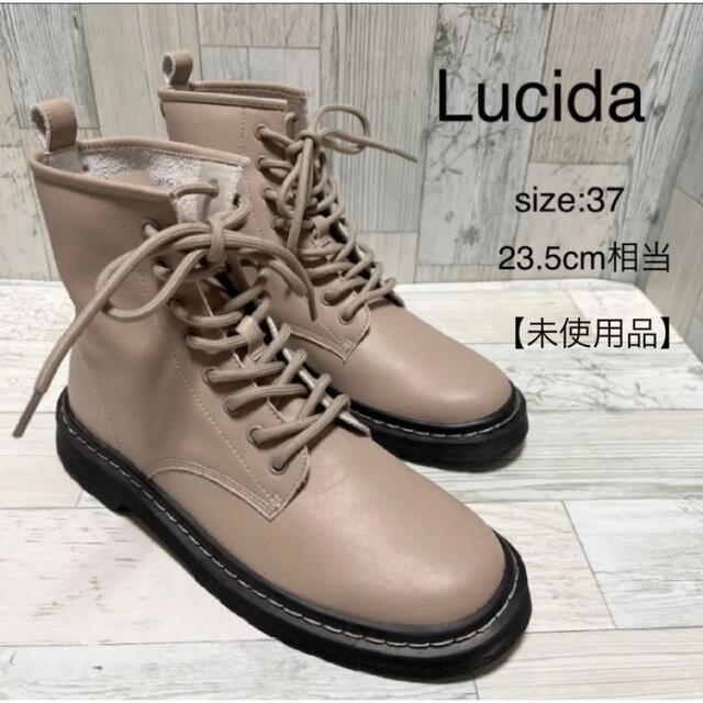 【未使用品】 ルシーダ Lucida ブーツ ブーティ ショートブーツ 37