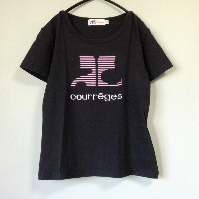 Courreges(クレージュ)のcourreges クレージュ　半袖Tシャツ　プリントTシャツ　黒色160サイズ キッズ/ベビー/マタニティのキッズ服女の子用(90cm~)(Tシャツ/カットソー)の商品写真