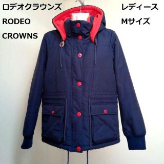 ロデオクラウンズ(RODEO CROWNS)の◆ロデオクラウンズ 【レディース　コットン ジャケット　Mサイズ　ネイビー】(ブルゾン)