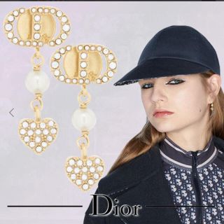 Christian Dior - 【ディオール 】ピアス ハート ♡ パールの通販 by