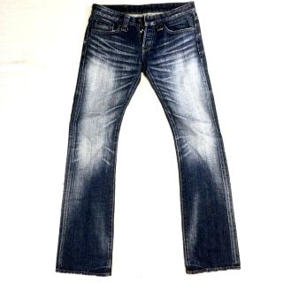 バッファロー(Buffalo)のBUFFLO JEANS ★バッファロージーンズ★ヴィンテージ加工★Ｗ−約78㎝(デニム/ジーンズ)