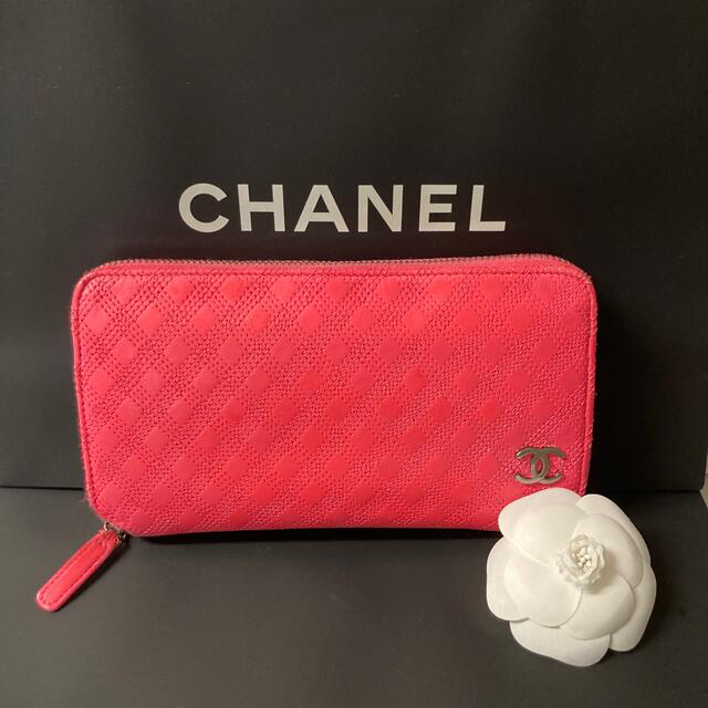 CHANEL(シャネル)の【正規品☆美品】シャネル　ラウンドジップ　長財布 正規品 レディースのファッション小物(財布)の商品写真