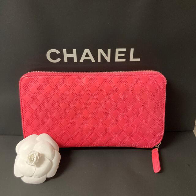 CHANEL - 【正規品☆美品】シャネル ラウンドジップ 長財布 正規品の