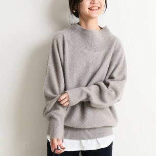 スローブイエナ(SLOBE IENA)の【新品】FOX混タートルネックニット(ニット/セーター)