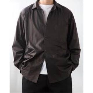 COMOLI コモリ 長袖 20AW S03-01015 LEATHER SHIRT ディアスキン レザー シャツ ブラック系 2