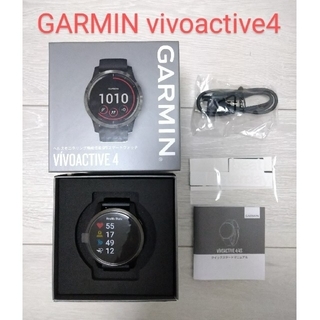ガーミン(GARMIN)のガーミン vivoactive4(Black/Slate)(腕時計(デジタル))
