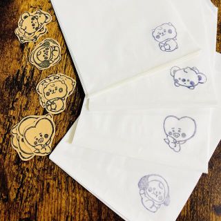 ボウダンショウネンダン(防弾少年団(BTS))のBT21 ＆ クラフトシール SET  かいまゆさま専用(ラッピング/包装)