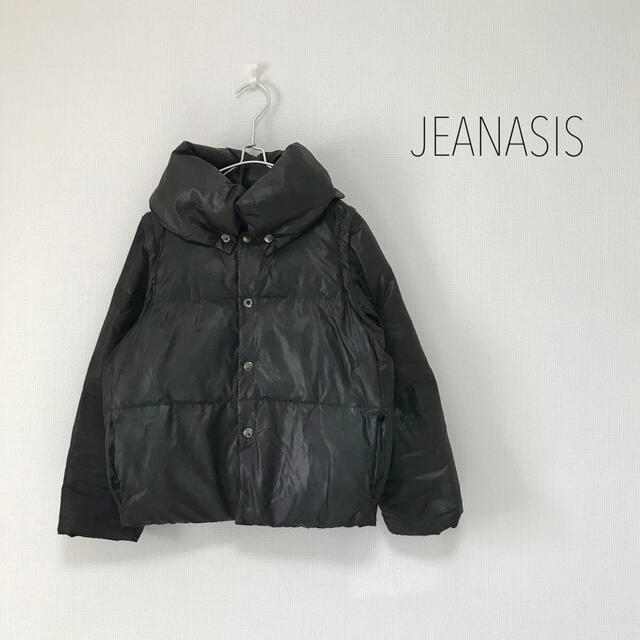 JEANASIS(ジーナシス)のJEANASIS 2wayショート丈ダウンジャケット　ダウンベスト　ZARA  レディースのジャケット/アウター(ダウンジャケット)の商品写真