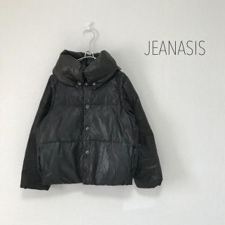 ジーナシス(JEANASIS)のJEANASIS 2wayショート丈ダウンジャケット　ダウンベスト　ZARA (ダウンジャケット)