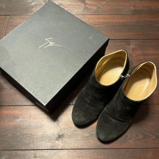 ジュゼッペザノッティデザイン(Giuseppe Zanotti Design)のジュゼッペザノッティ☆ブラック　ショートブーツ　サイズ39(ブーツ)