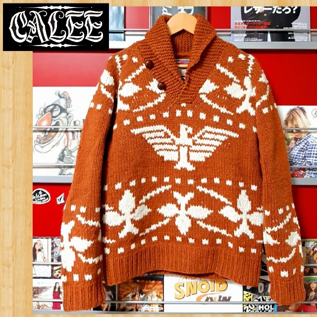 CALEE - 購入49350円 CALEE ショールカラーニットセーター M CALEE - 購入49350円 CALEE ショールカラーニットセーター M