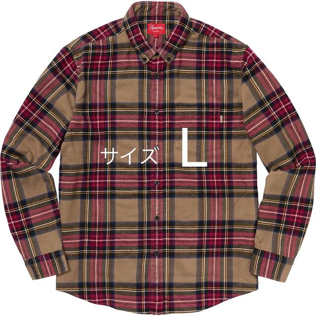 Supreme 19AW Tartan Flannel Shirt サイズL美品