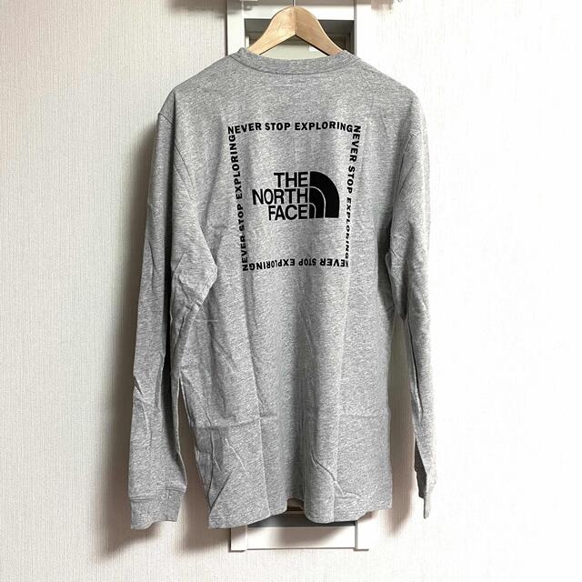 THE NORTH FACE(ザノースフェイス)の新品 ノースフェイス 長袖 Tシャツ Lサイズ ロゴTシャツ 海外限定 メンズのトップス(Tシャツ/カットソー(七分/長袖))の商品写真