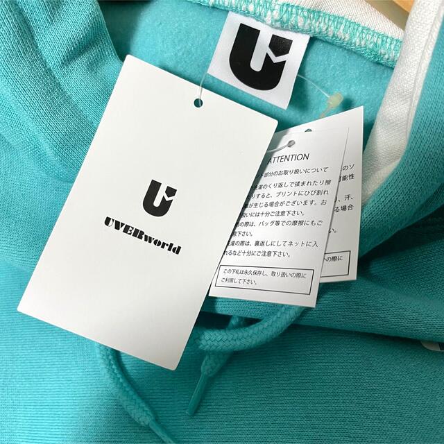 UVERworld  MADE IN JAPAN パーカー（ターコイズブルー）