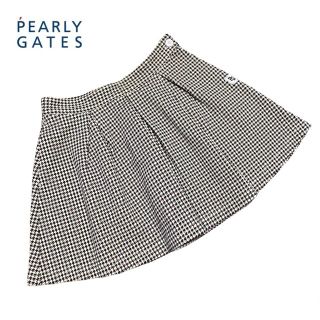 パーリーゲイツ(PEARLY GATES)の【1】パーリーゲイツ フレアスカート 秋冬 千鳥格子 ガンチェック(ウエア)