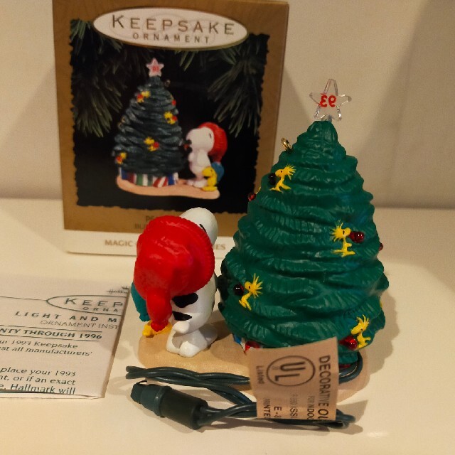 【新品】hallmark スヌーピー ウッドストック クリスマス オーナメント