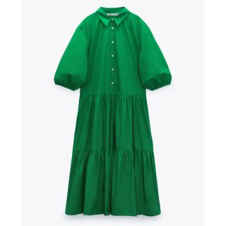 ザラ(ZARA)のZARA ティアード　ロング　ワンピース(ロングワンピース/マキシワンピース)