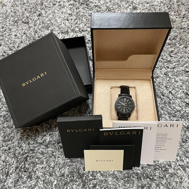 【値引中】BVLGARI 腕時計 BBW40CGLD カーボンゴールド