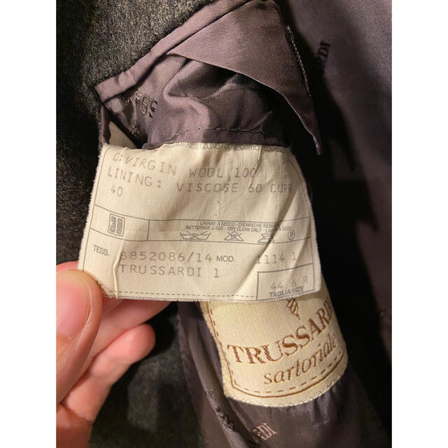 Jil Sander(ジルサンダー)のTrussardi チェスターコート(フルオーダー品) メンズのジャケット/アウター(チェスターコート)の商品写真