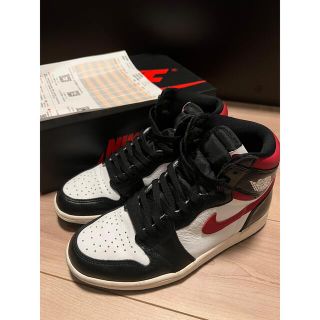 NIKE - ナイキ エアジョーダン1 レトロ ハイ ブラック ジムレッド 八村