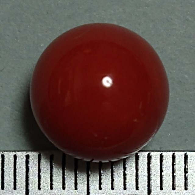m27 濃赤 煌珊瑚 片穴 球 11.0 mm 9.30 ct 1.86 g-vecascuolaufficio.it