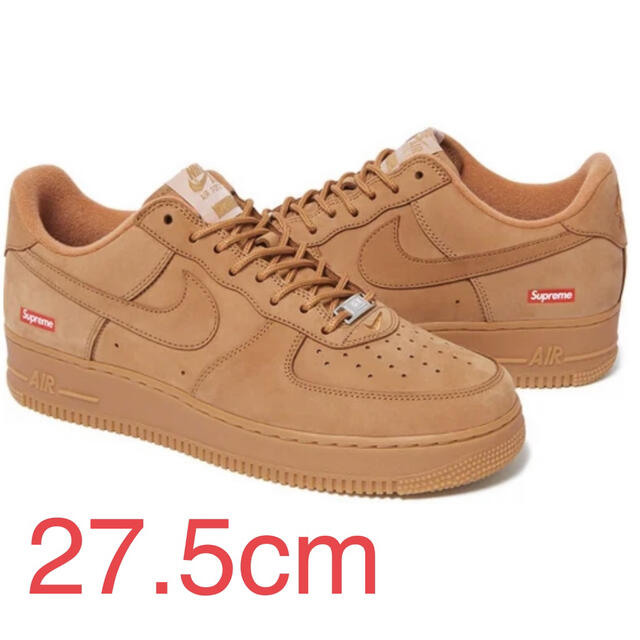 Supreme Nike Air Force 1 Low wheat 27.5