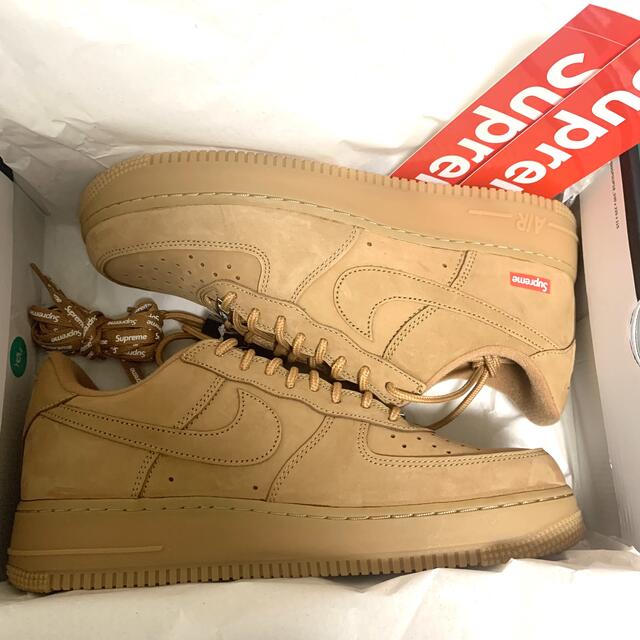 Supreme Nike Air Force 1 Low wheat 27.5