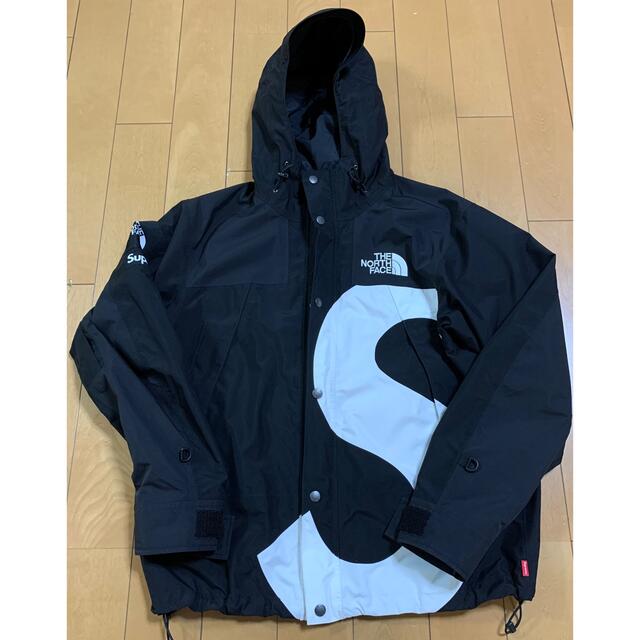 supreme ノースフェイス　Sロゴマウンテンジャケット　黒S