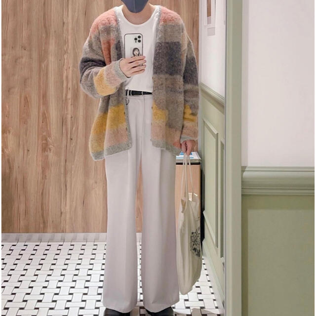 SUNSEA(サンシー)のYOKE ROTHKO JACQUARD CARDIGAN／yoke 21AW メンズのトップス(カーディガン)の商品写真