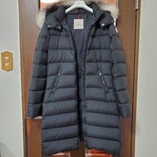 モンクレール(MONCLER)の稀少　MONCLER　ABELLE  　FOXファー付きダウン　14A ブラック(ダウンジャケット)