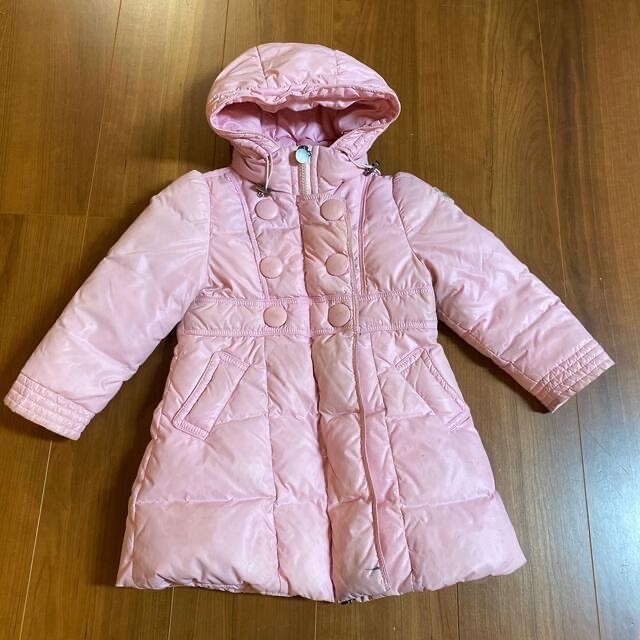 MONCLER(モンクレール)のモンクレール　キッズ　ロングダウン　92 キッズ/ベビー/マタニティのキッズ服女の子用(90cm~)(ジャケット/上着)の商品写真