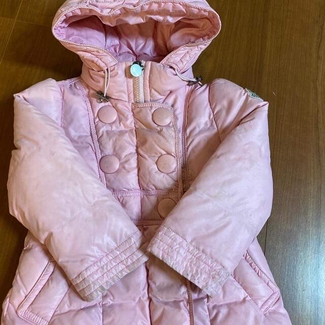 MONCLER(モンクレール)のモンクレール　キッズ　ロングダウン　92 キッズ/ベビー/マタニティのキッズ服女の子用(90cm~)(ジャケット/上着)の商品写真