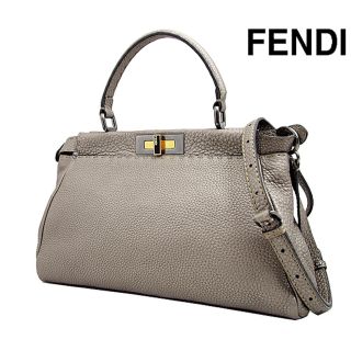 フェンディ(FENDI)のpeace様専用　FENDI 美品　8BN226 セレリアブロンズ　(ショルダーバッグ)