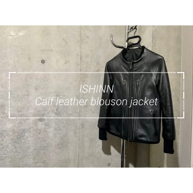 ISHINN calf leather blouson jacket イシンの通販 by 6224's ISHINN calf leather blouson jacket イシンの通販 by 6224's