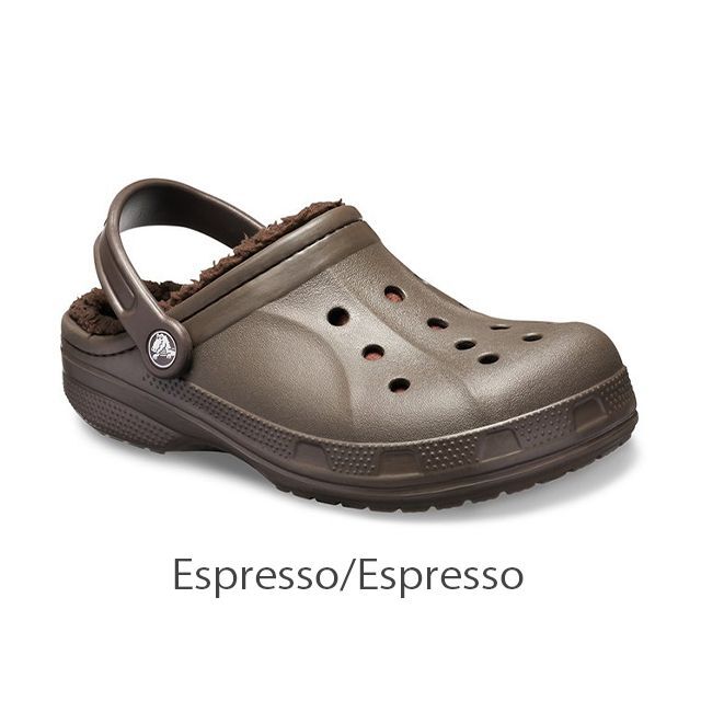 crocs(クロックス)の27cm クロックス レイレン ラインド クロッグ ブラウン ボア メンズの靴/シューズ(サンダル)の商品写真