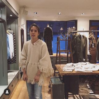 Fabiane Roux - NOWOS ノーウォス 20aw ニットポンチョの通販 by