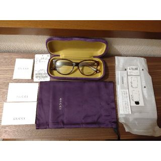 ドゥーズィエムクラス(DEUXIEME CLASSE)のDeuxieme Classe購入GUCCI/グッチ ラウンド メガネ,ブラウン(サングラス/メガネ)