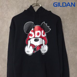 ギルタン(GILDAN)の【人気デザイン】GILDAN ミッキー SPU fuck フーディ パーカー(パーカー)