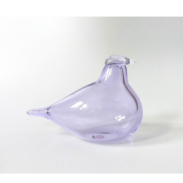 iittala(イッタラ)のリトルターン　ライラック　廃盤　日本未発売　イッタラバード　オイバトイッカ インテリア/住まい/日用品のインテリア小物(置物)の商品写真