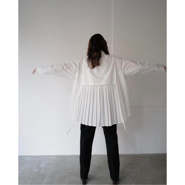 randeboo pleats cape shirt 4