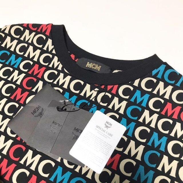 MCM スウェット トレーナー ロゴ ブラック モノグラム スウェット