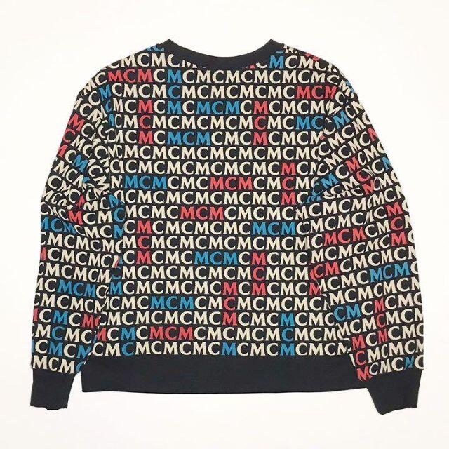MCM スウェット トレーナー ロゴ ブラック モノグラム スウェット