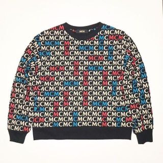 MCM スウェット トレーナー ロゴ ブラック モノグラム スウェット