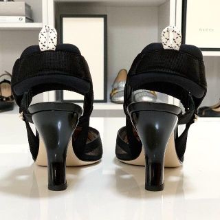 FENDI - 3445 フェンディ コリブリ メッシュ パンプス ブラックの通販