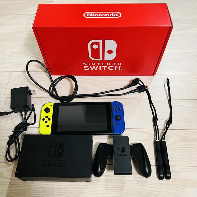 ちょっと Nintendo Switch - ニンテンドースイッチ 本体 ブルー ネオン